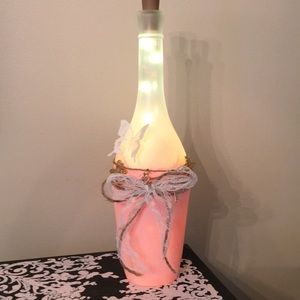 2/$20 Handcrafted luxury lamp with lace/charms